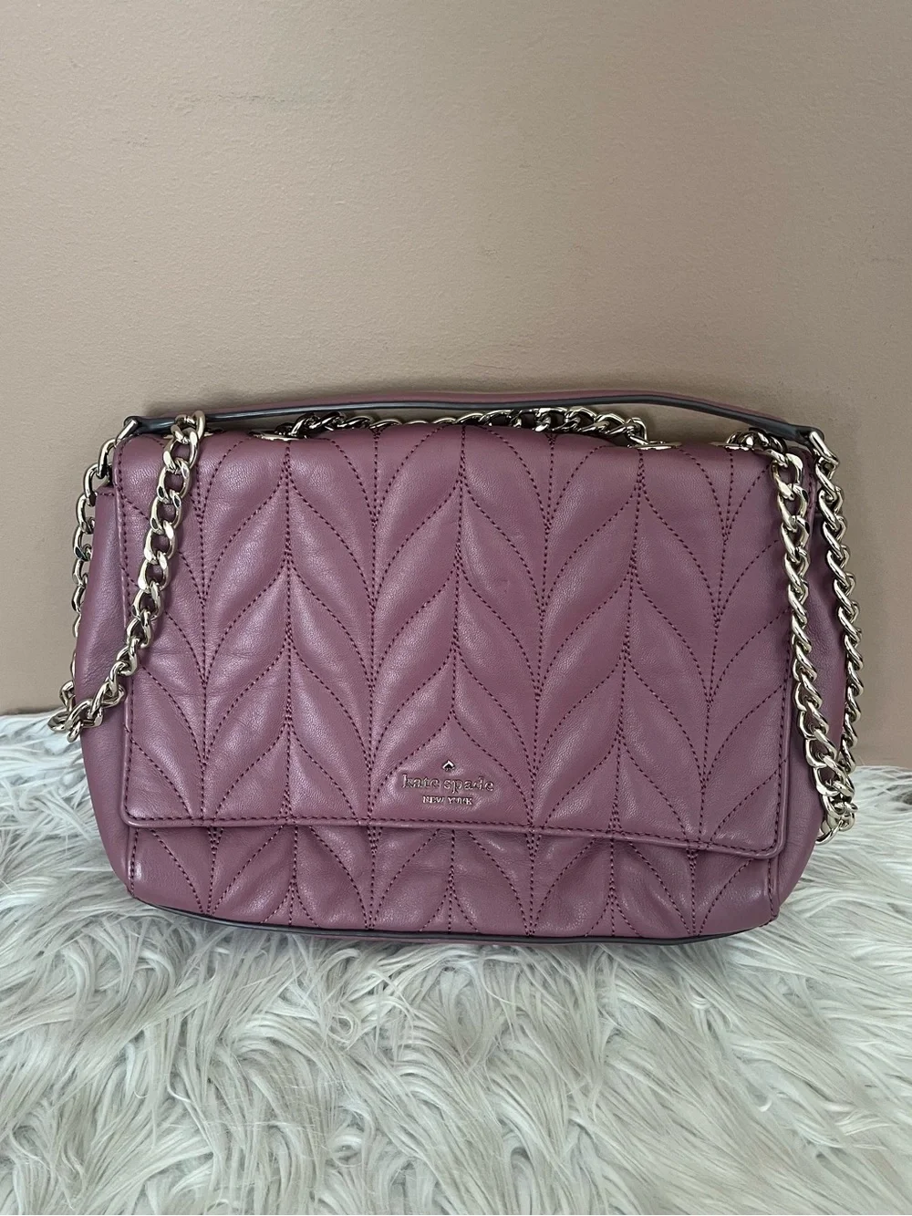{Kate Spade} Briar Lane Emelyn Quilted Leather Shoulder Bag